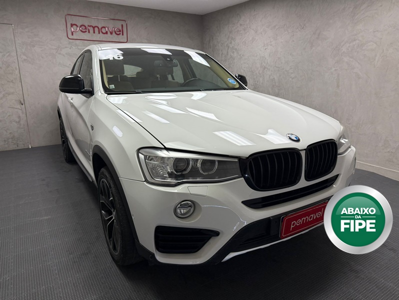 BMW X4 2.0 28I X LINE 4X4 16V TURBO GASOLINA 4P AUTOMÁTICO 2016