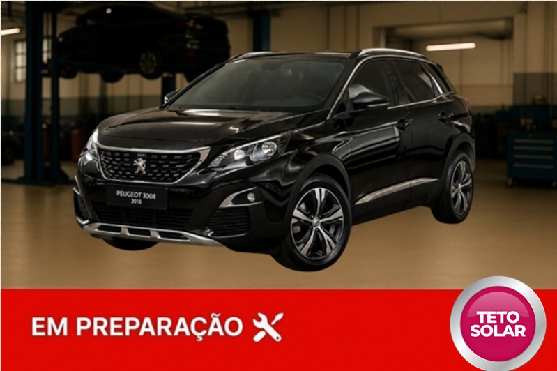 PEUGEOT 3008 1.6 GRIFFE THP 16V GASOLINA 4P AUTOMÁTICO 2018