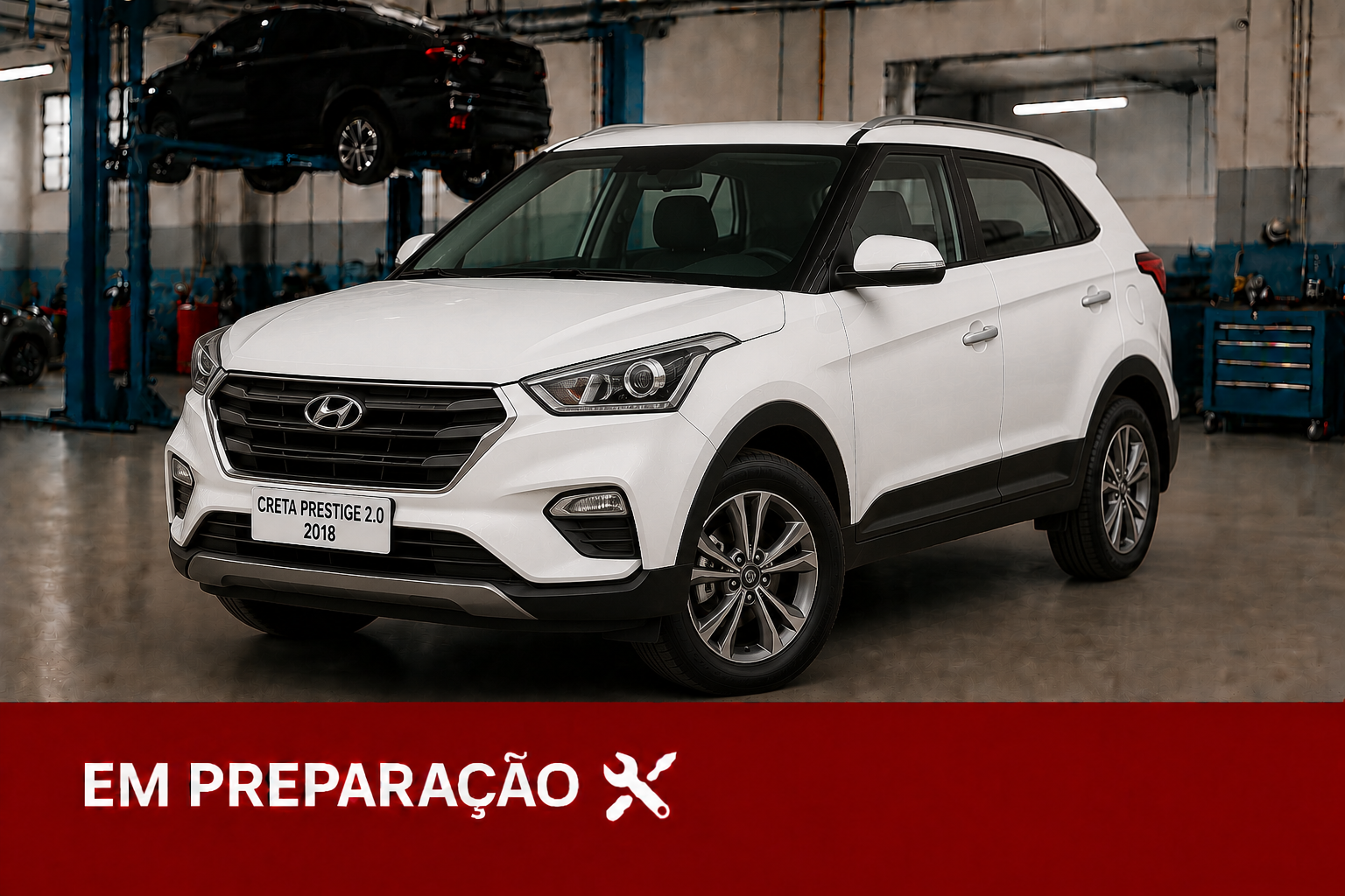 HYUNDAI CRETA 2.0 16V FLEX PRESTIGE AUTOMÁTICO 2018