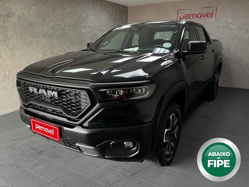 RAM RAMPAGE 2.0 HURRICANE 4 TURBO GASOLINA REBEL 4X4 AUTOMÁTICO 2024