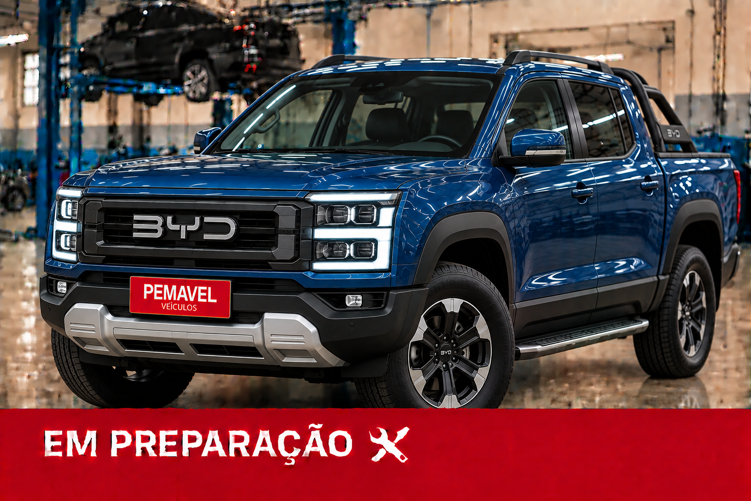 BYD Shark em preparação