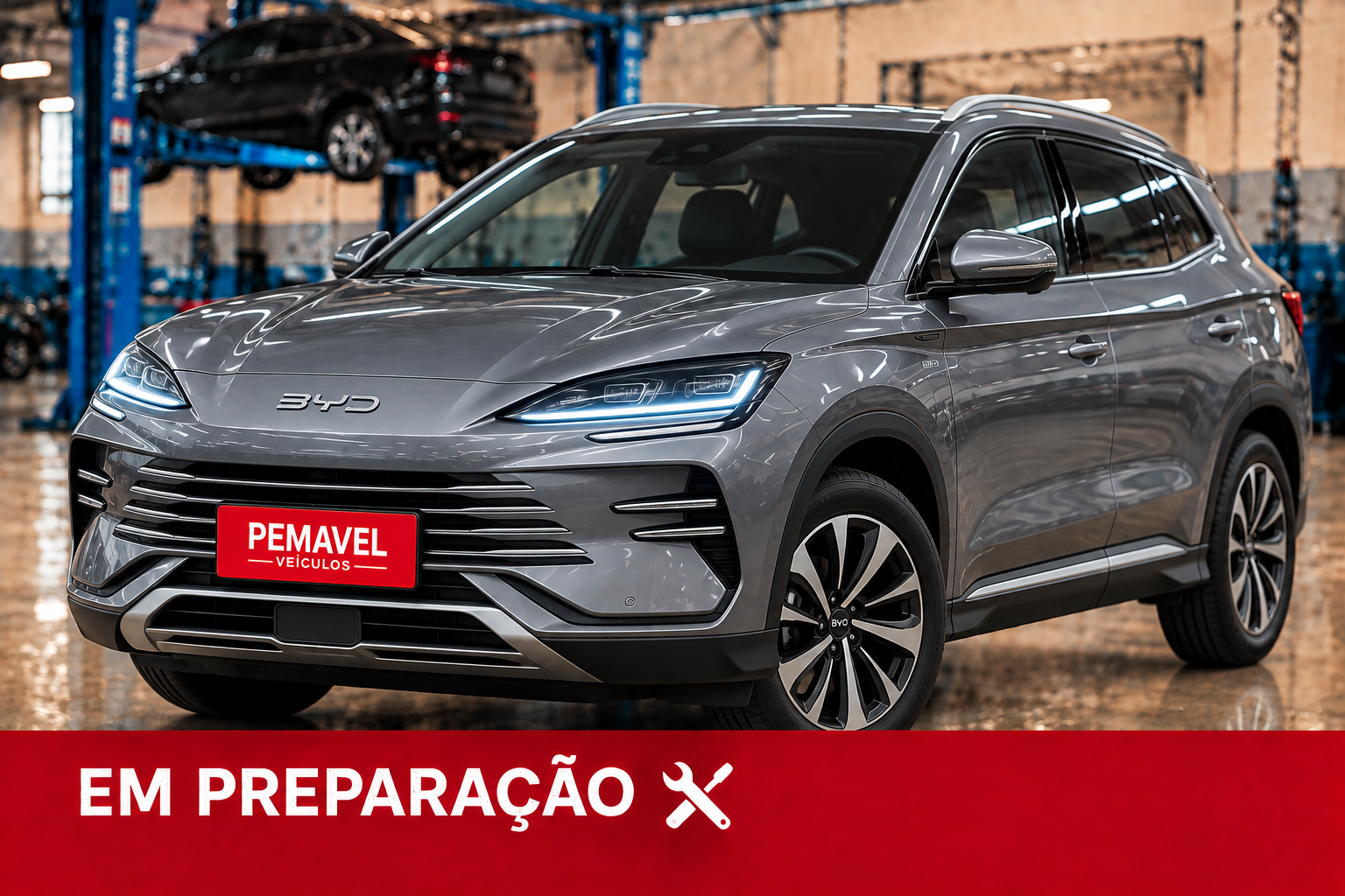 BYD Song Plus em preparação