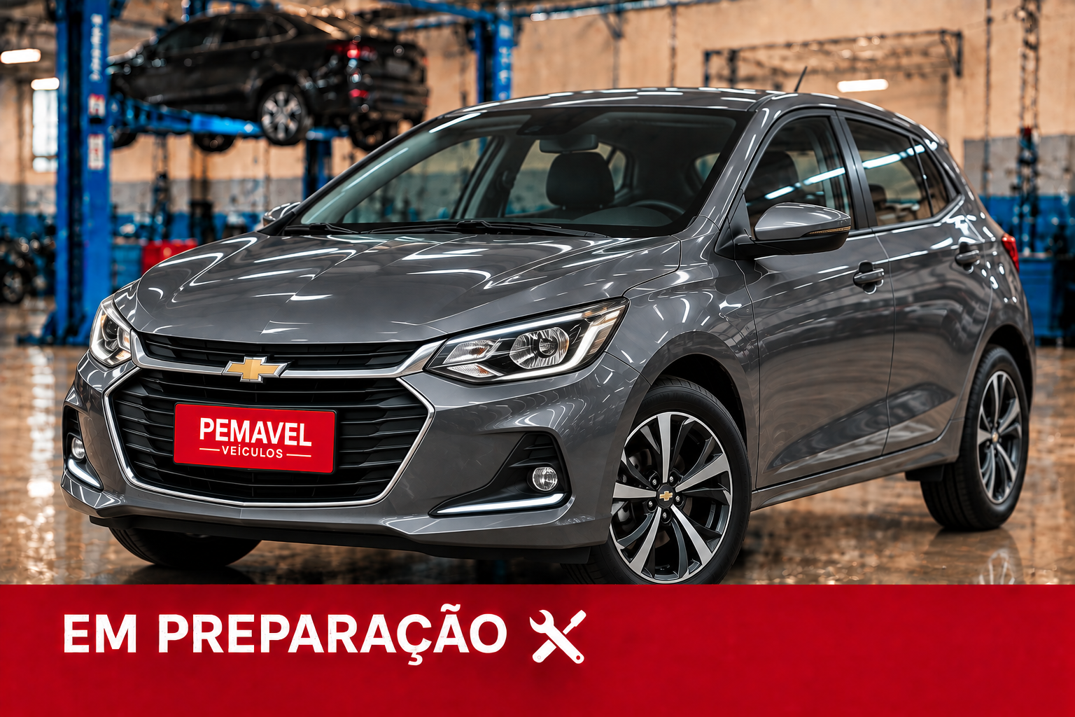 Chevrolet Onix em preparação