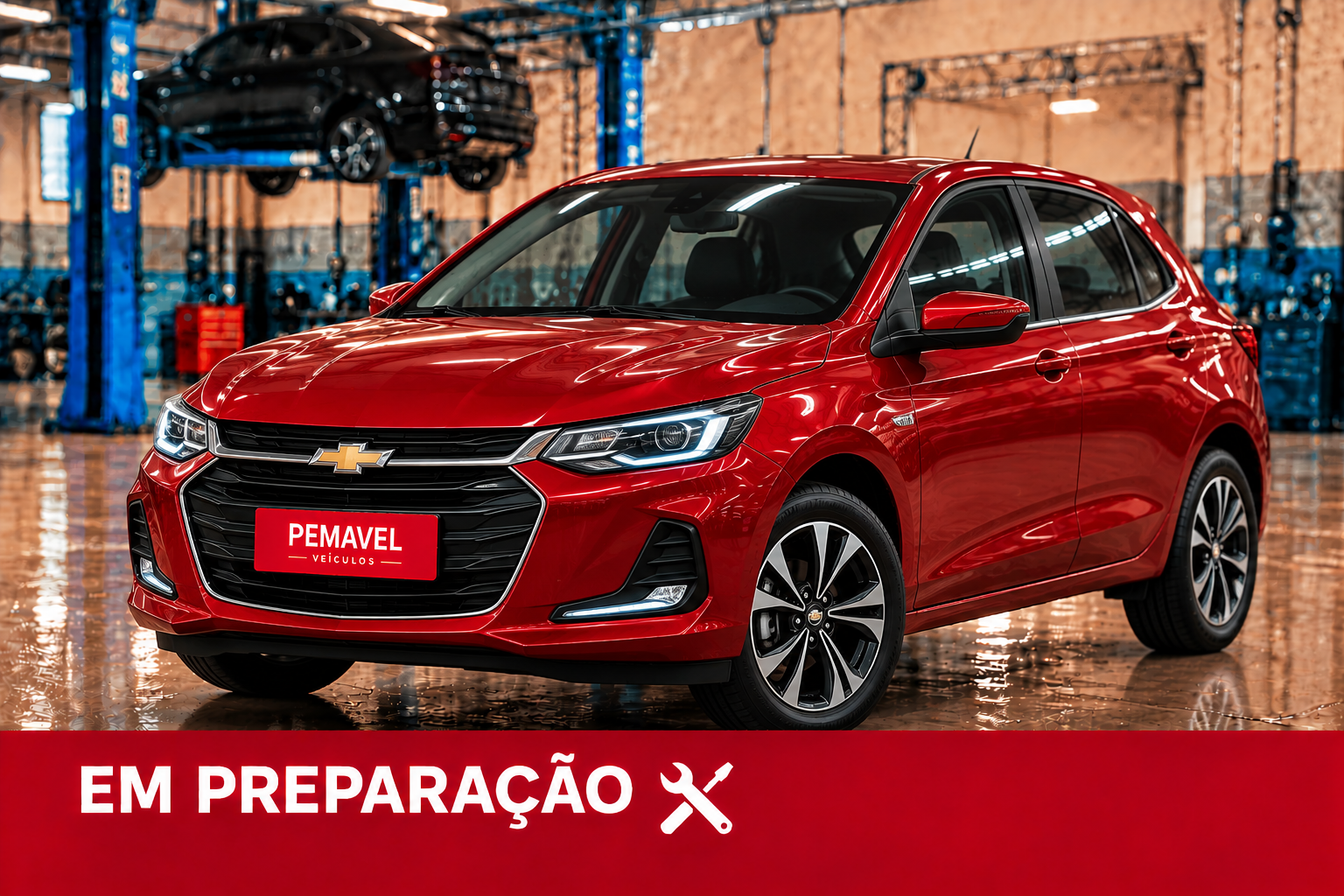 Chevrolet Vermelho em Preparação (1)