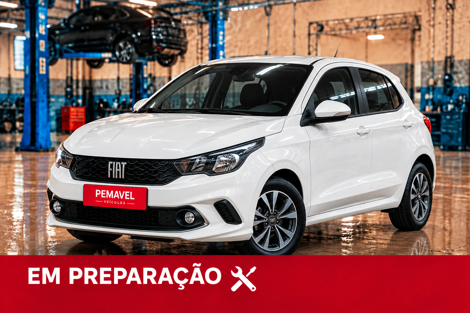 Fiat Branco em Preparação