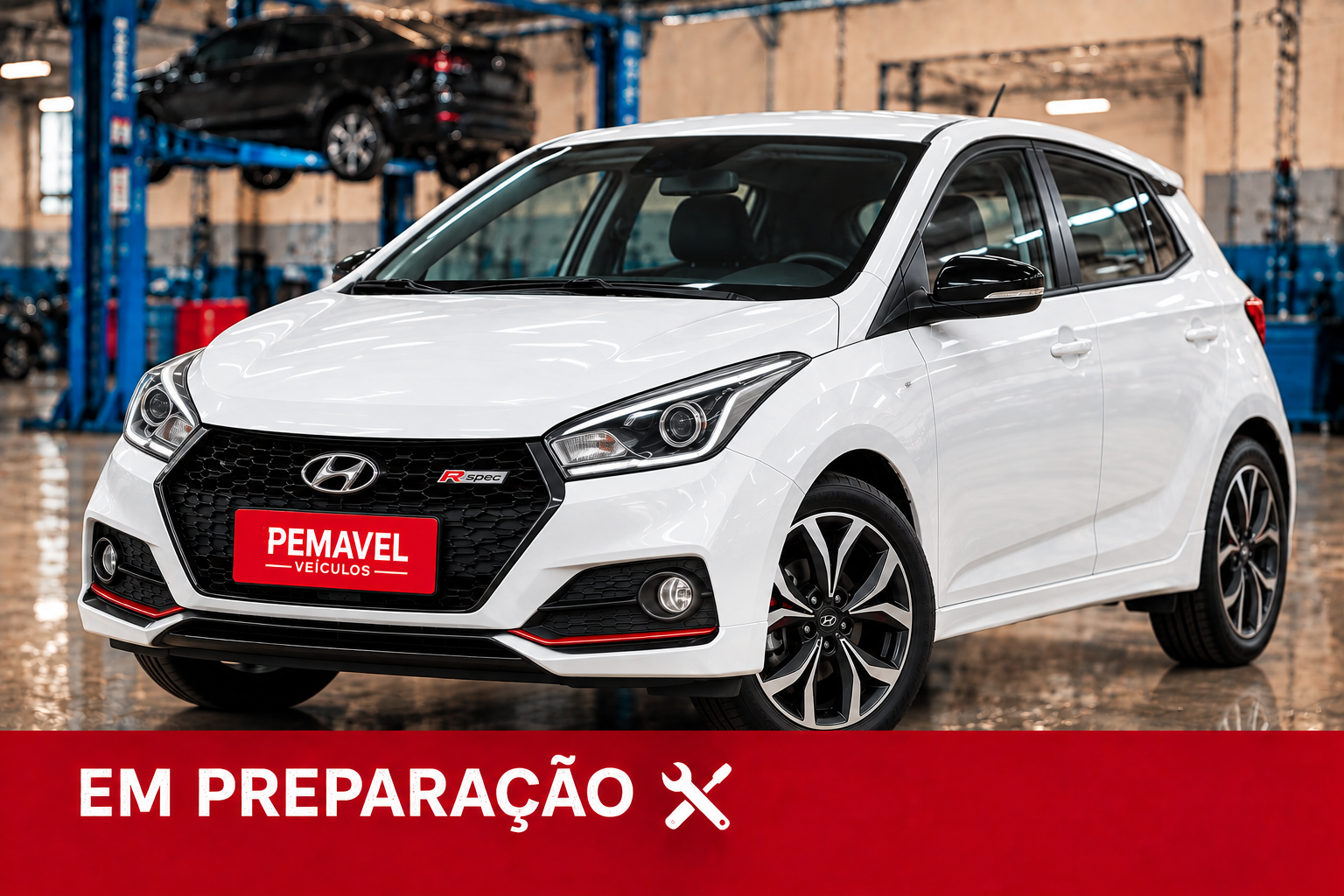 Hyundai HB20 R-Spec em preparação