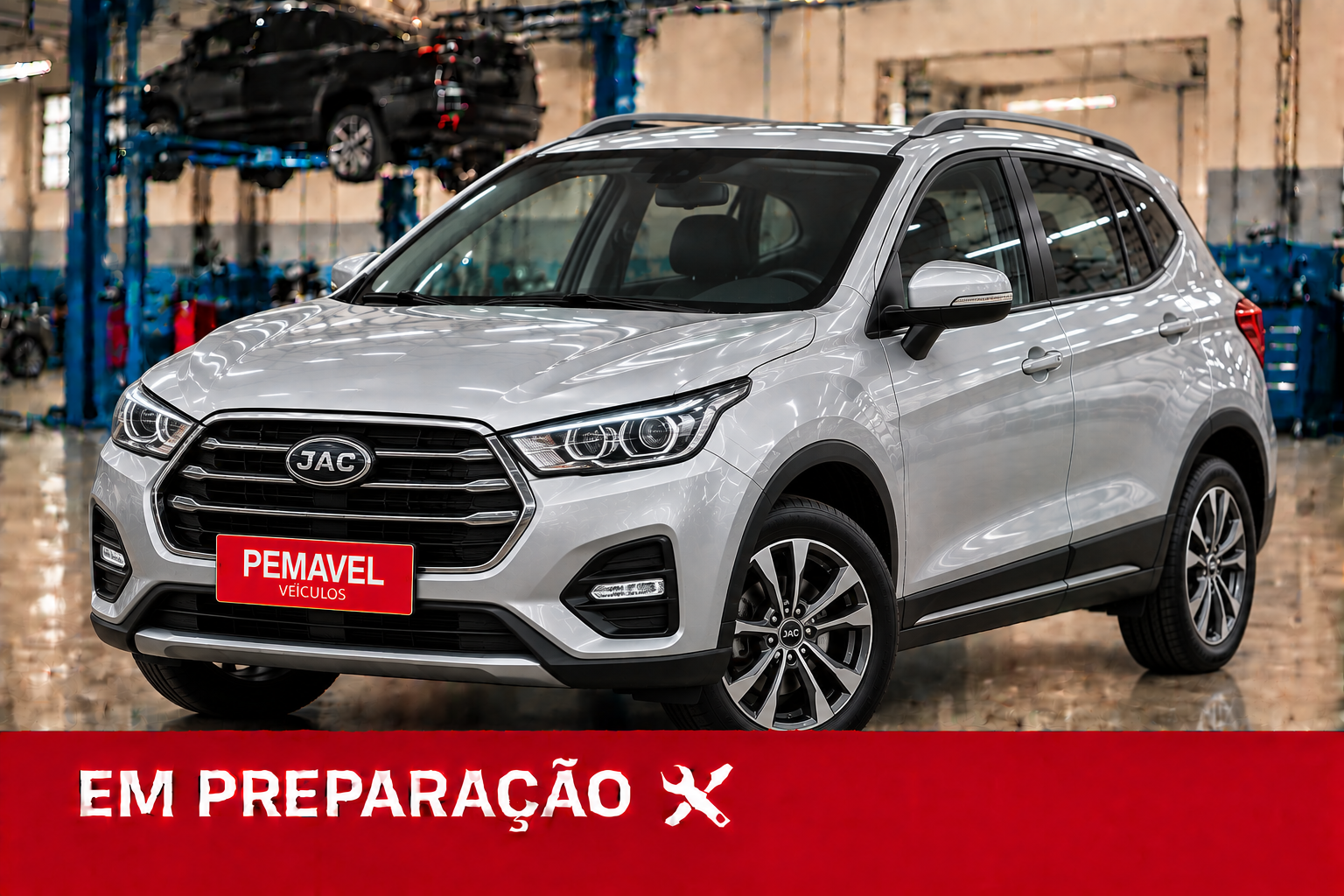 JAC T50 em Preparação no Showroom